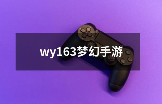 wy163梦幻手游-第1张-游戏信息-谛听网